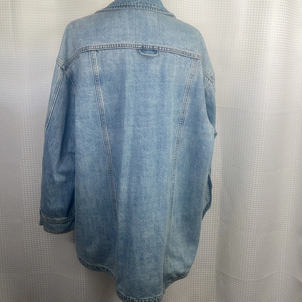Acne Studios Vase Graphic Appliqué Denim Jacket Grant Levy-Lucero Art-to-Wear OS - Picture 8 of 16